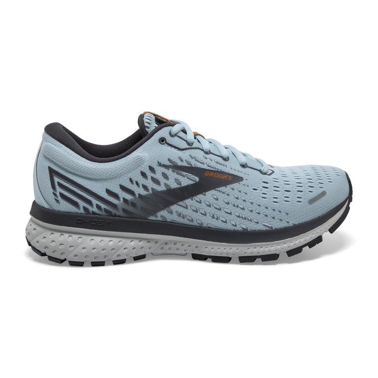 Brooks GHOST 13 Road Running Shoes Womens Sale - Light Blue/Blackened Pearl/White (HSF685079)